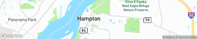 Hampton - map