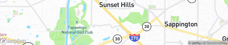Sunset Hills - map