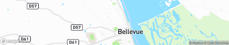Bellevue - map