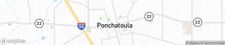 Ponchatoula - map