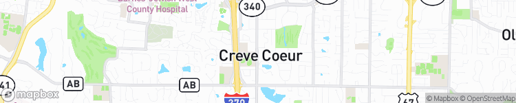 Creve Coeur - map