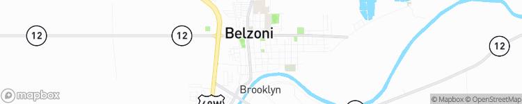 Belzoni - map