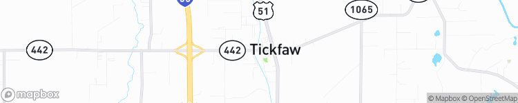 Tickfaw - map