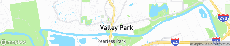 Valley Park - map