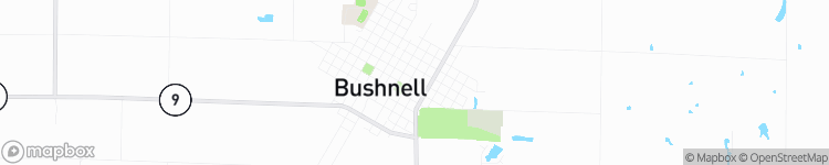 Bushnell - map