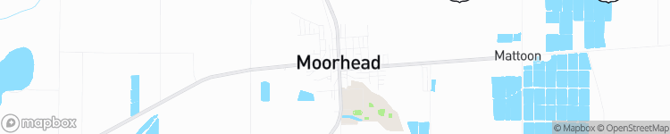 Moorhead - map
