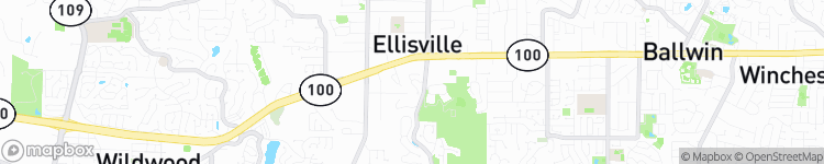 Ellisville - map