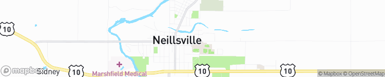 Neillsville - map