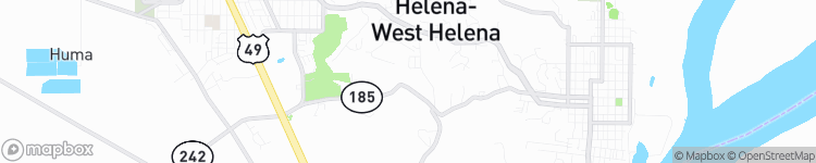 Helena-West Helena - map