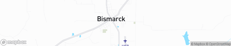 Bismarck - map