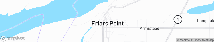 Friars Point - map