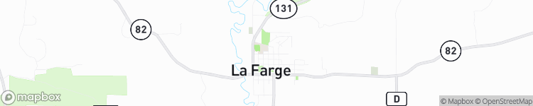 La Farge - map