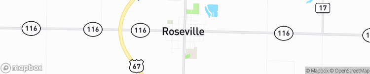 Roseville - map