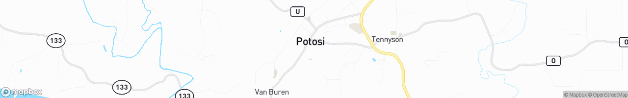 Potosi - map