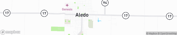 Aledo - map