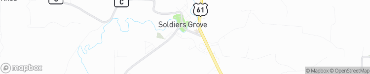 Soldiers Grove - map