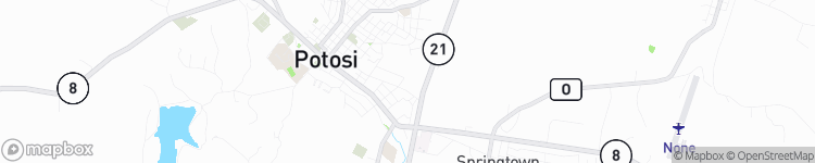 Potosi - map