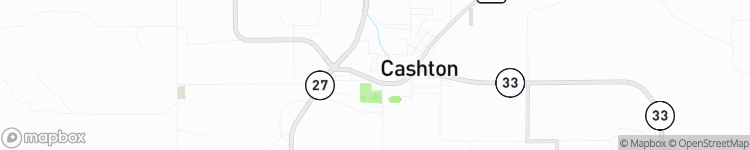 Cashton - map