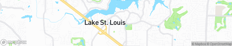 Lake Saint Louis - map