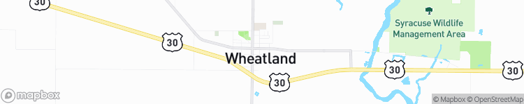 Wheatland - map