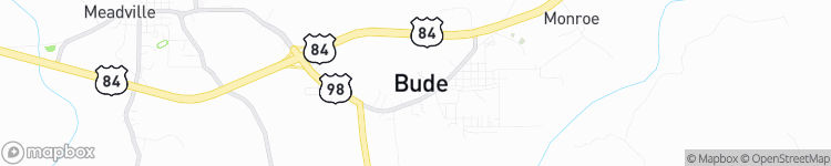 Bude - map
