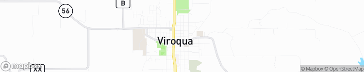 Viroqua - map