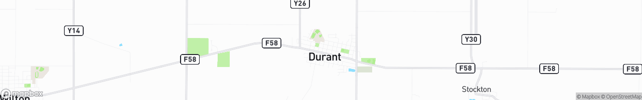 Durant - map