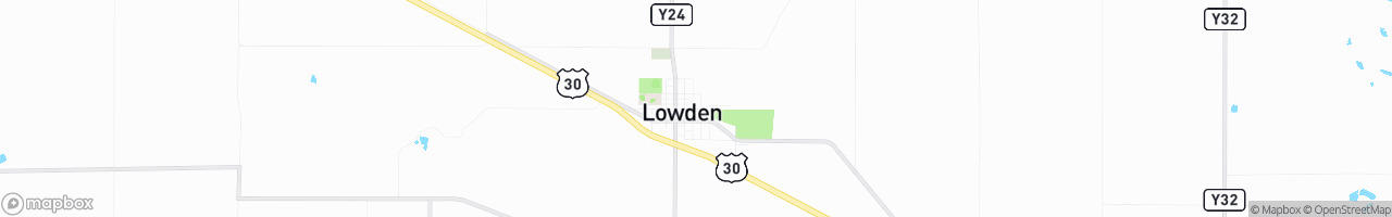 Lowden - map