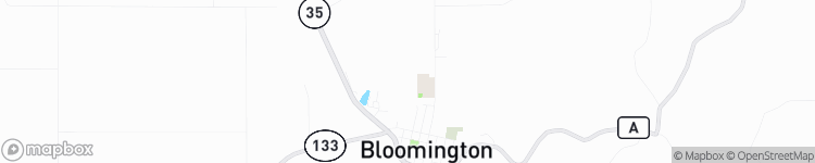 Bloomington - map