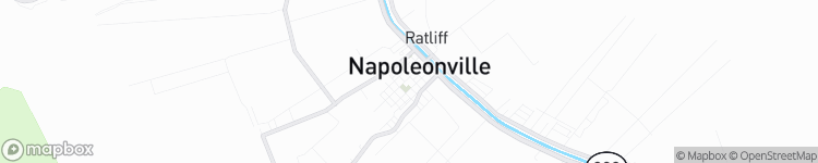 Napoleonville - map