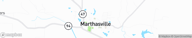 Marthasville - map
