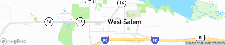 West Salem - map