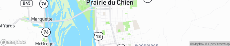Prairie du Chien - map