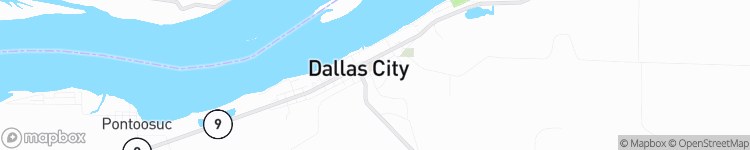 Dallas City - map