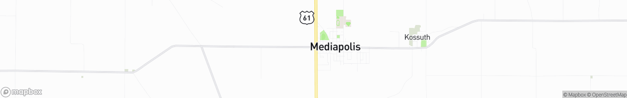Mediapolis Fast Break - map