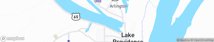 Lake Providence - map