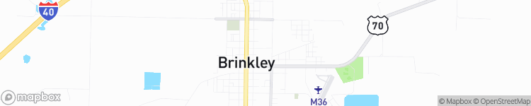 Brinkley - map