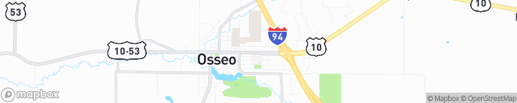 Osseo - map