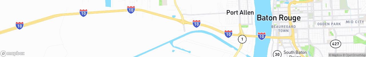 Riverport Truck Stop - map