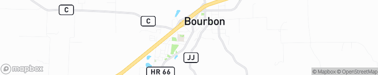 Bourbon - map