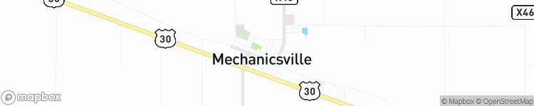 Mechanicsville - map