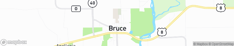 Bruce - map