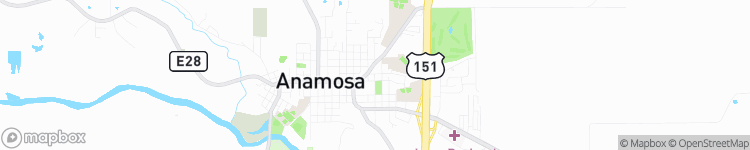 Anamosa - map
