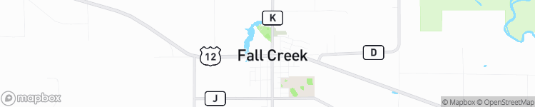 Fall Creek - map