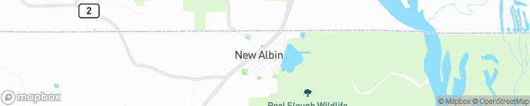 New Albin - map