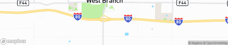 West Branch - map