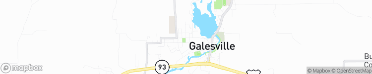 Galesville - map