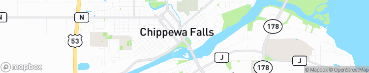 Chippewa Falls - map