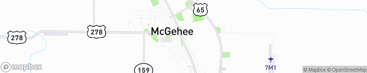 McGehee - map