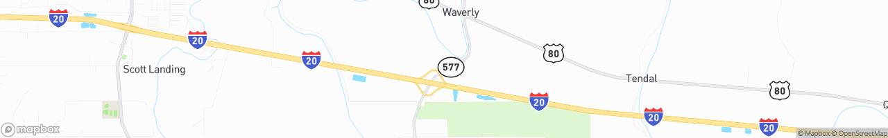 Waverly Truck Stop - map